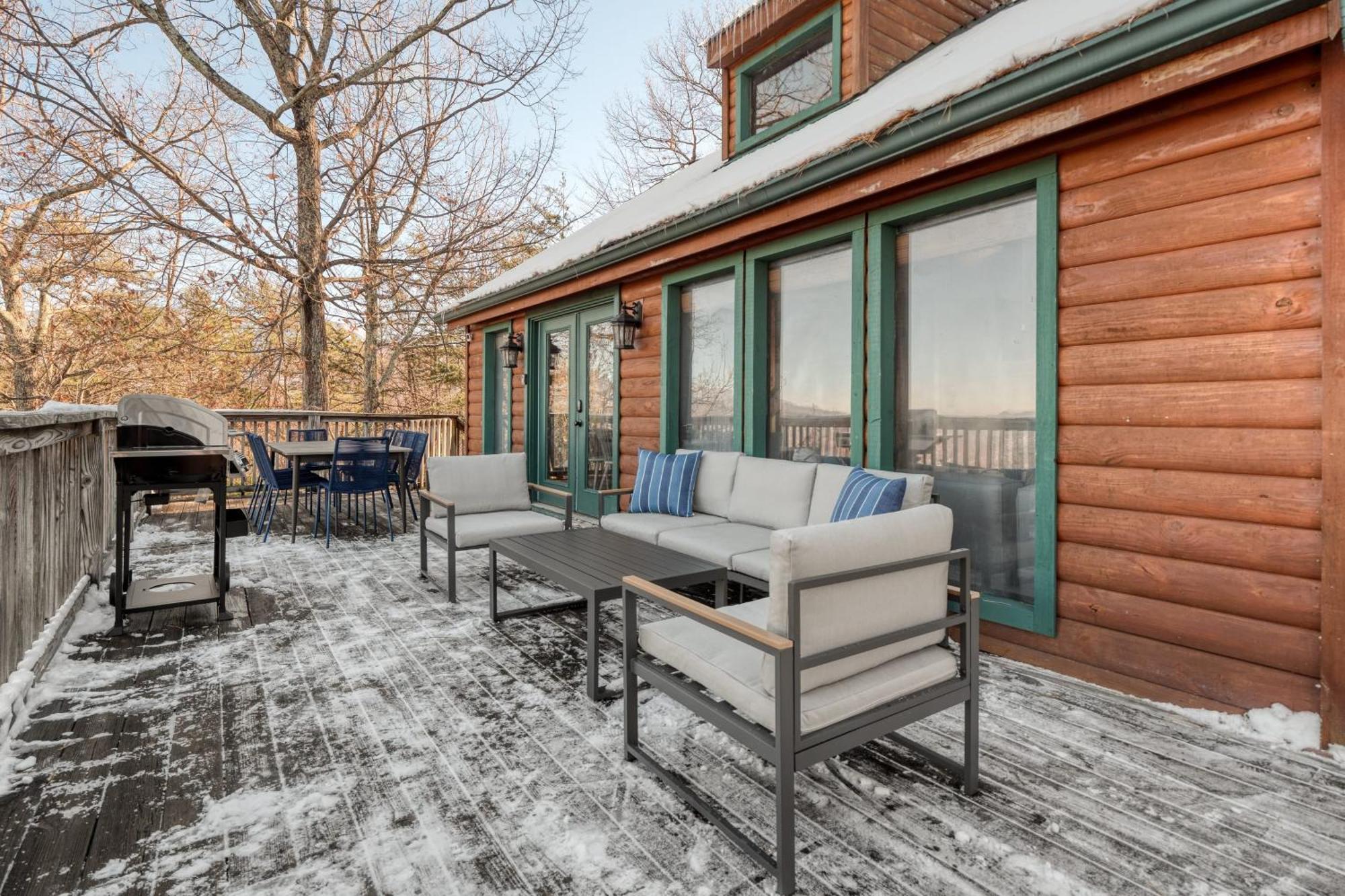 Fontana By Avantstay Gorgeous Mountain Cabin W Views Hot Tub Game Room Gatlinburg Exterior foto