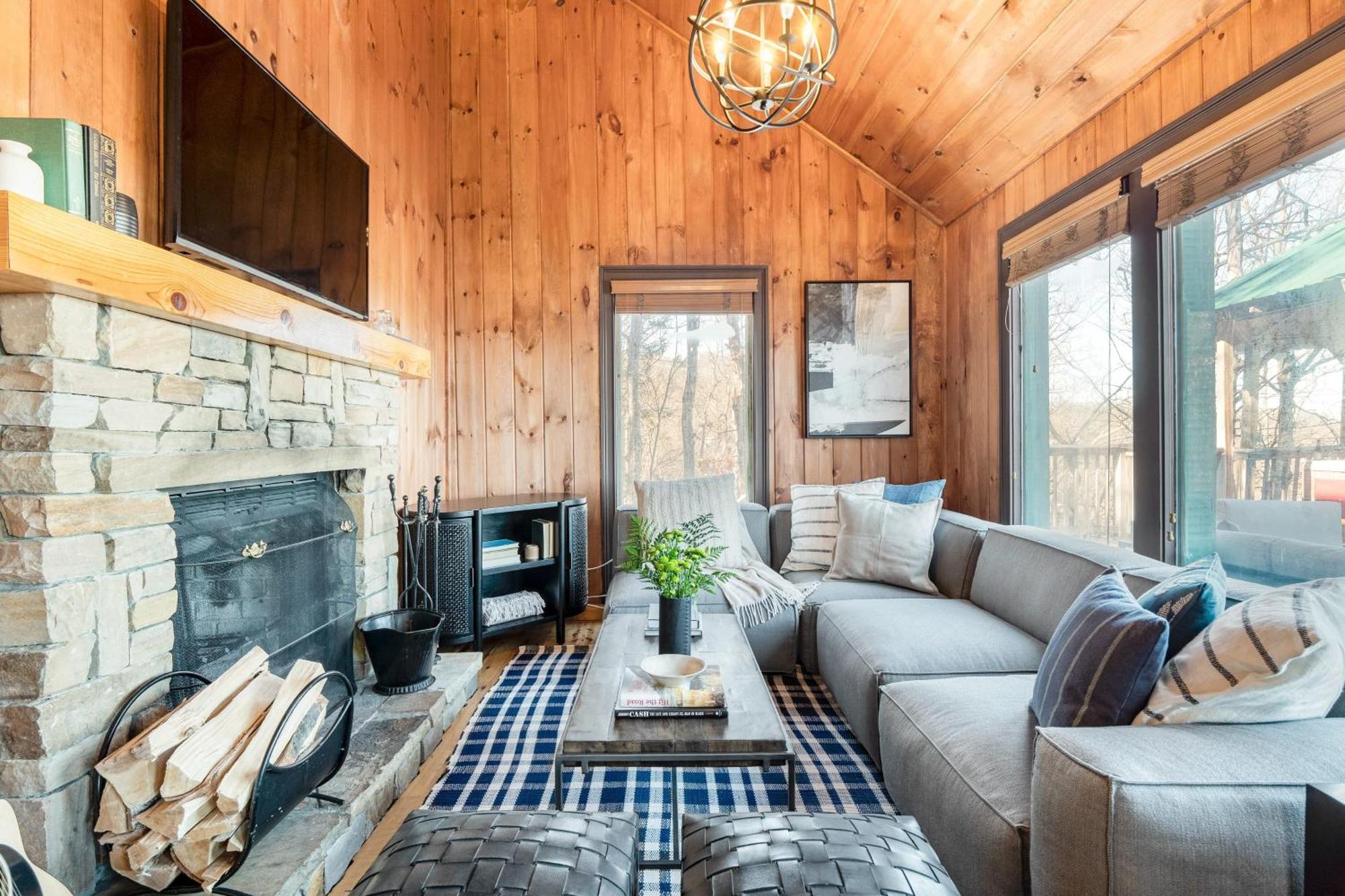 Fontana By Avantstay Gorgeous Mountain Cabin W Views Hot Tub Game Room Gatlinburg Exterior foto